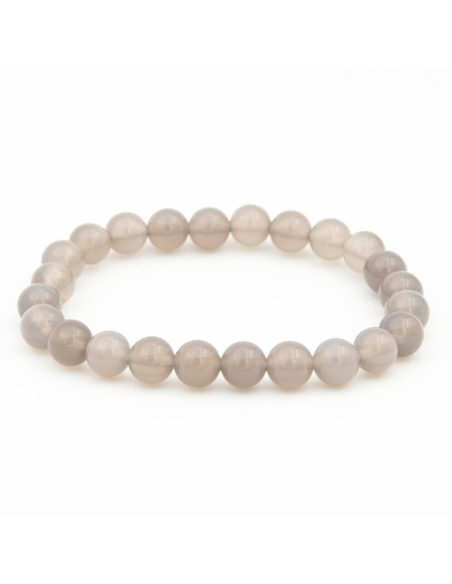 AGATE GRISE 8MM